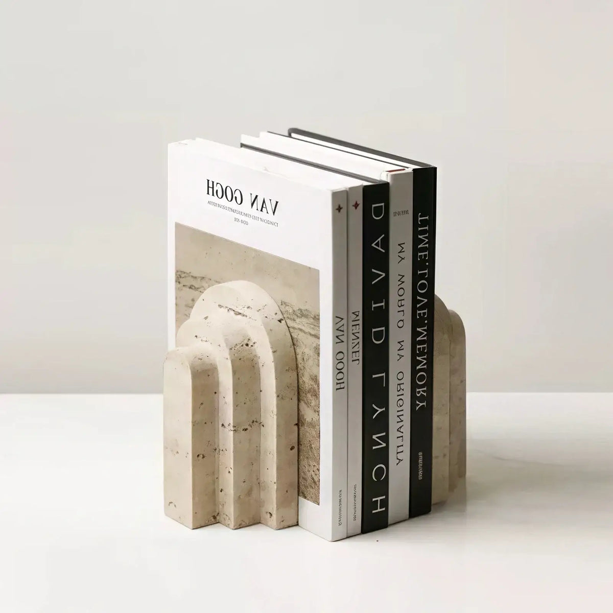 decorative stone bookend