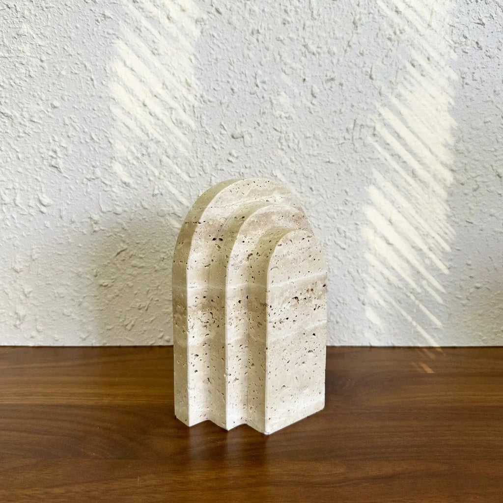 handcrafted stone bookend