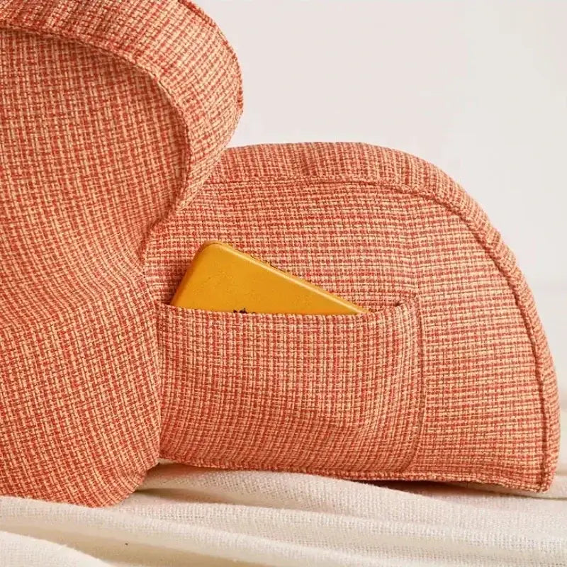 supportive reading pillow for bedtime