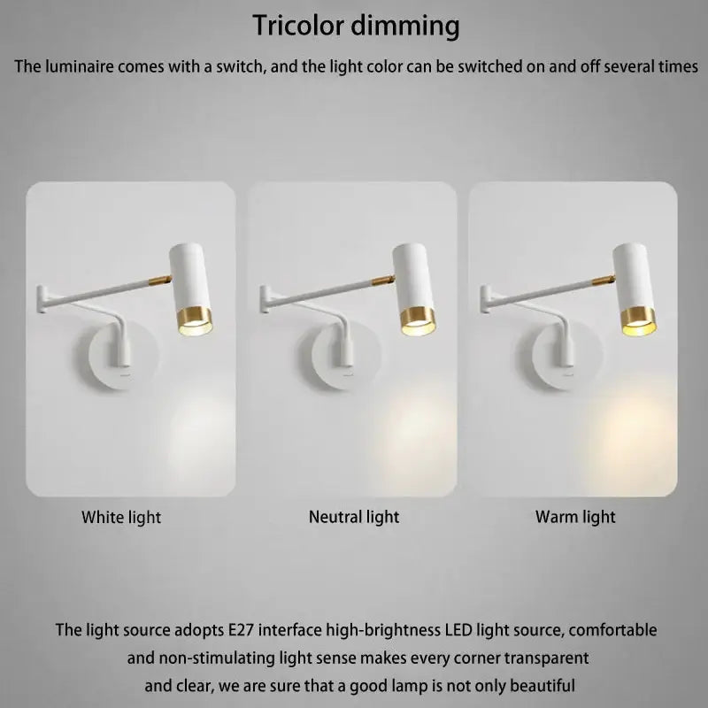 modern wall mounted reading light