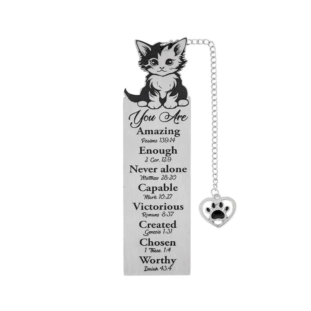 elegant thin metal bookmark