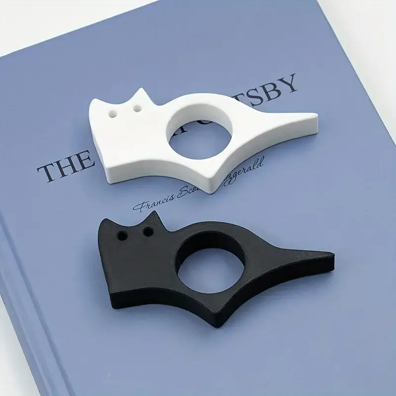 ergonomic book holder with thumb support