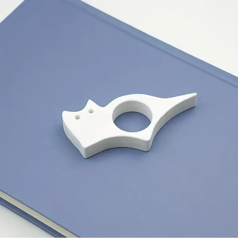 book stand featuring thumb hole design