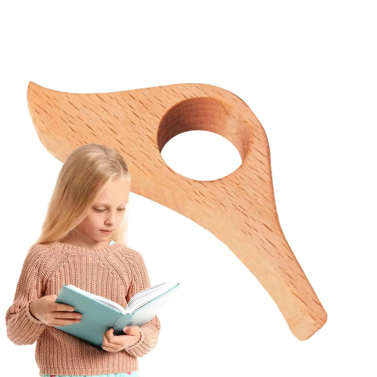 page holder ring for readers