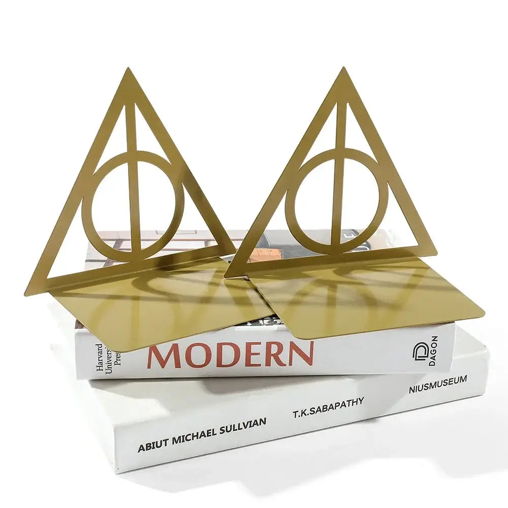 stylish bookend in triangle shape
