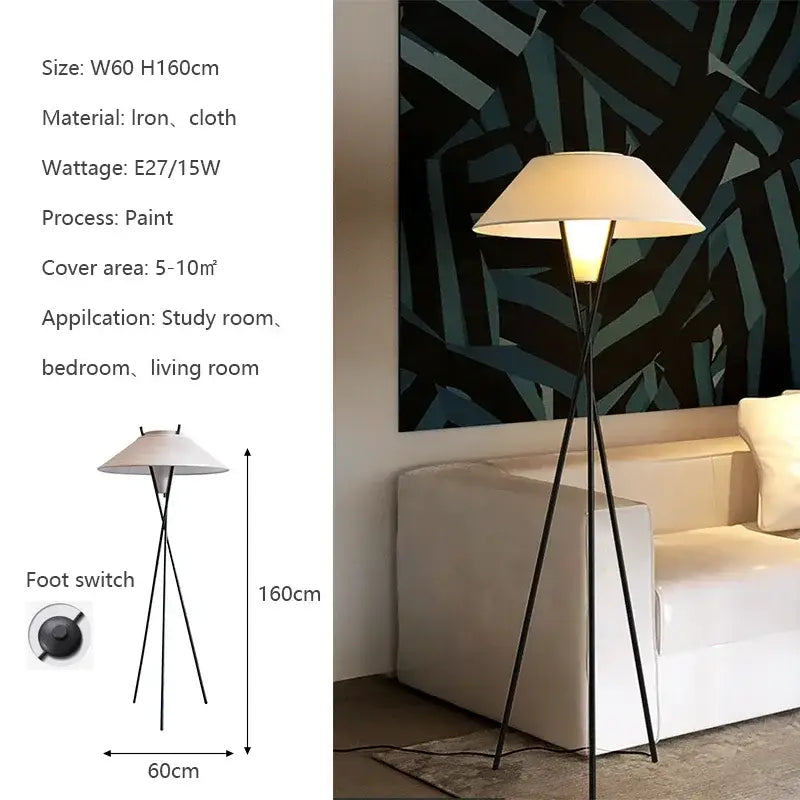 stylish tripod lamp for living room
