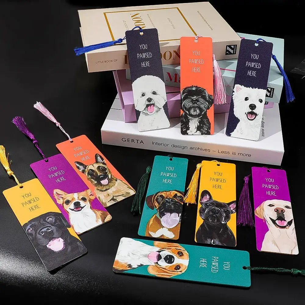 creative bookmarks featuring dogs