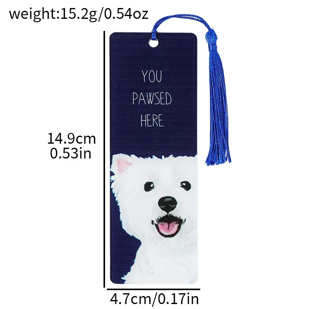 dog art bookmarks for book enthusiasts