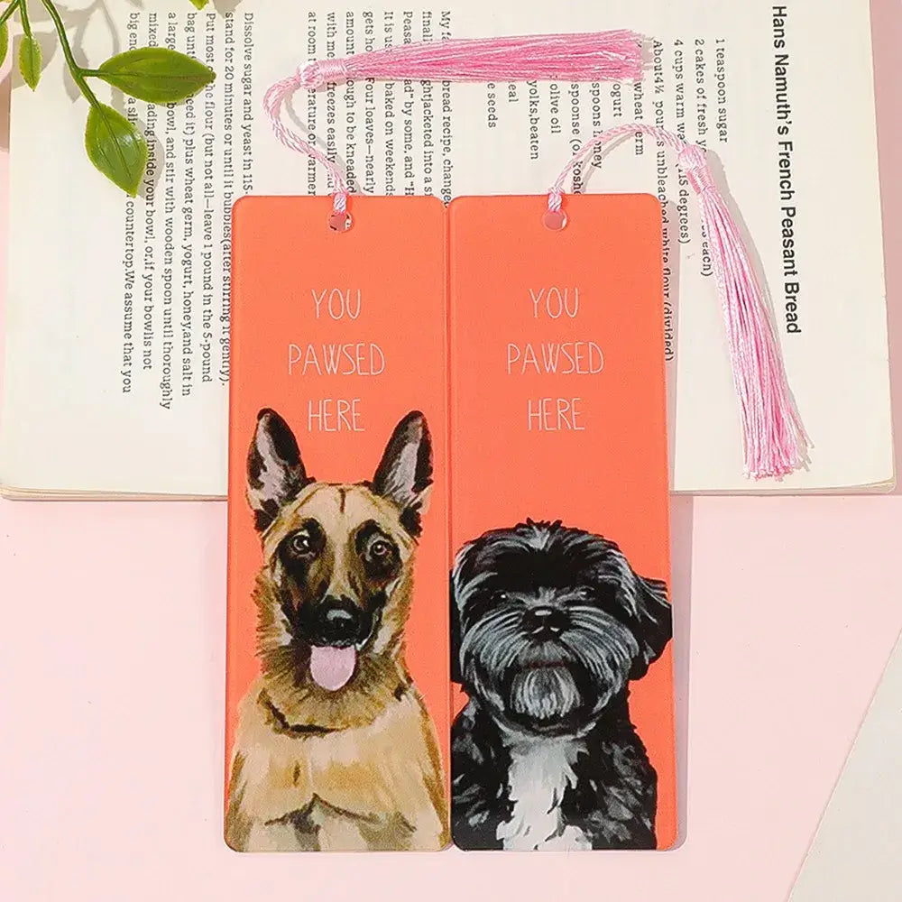 whimsical bookmarks displaying dogs