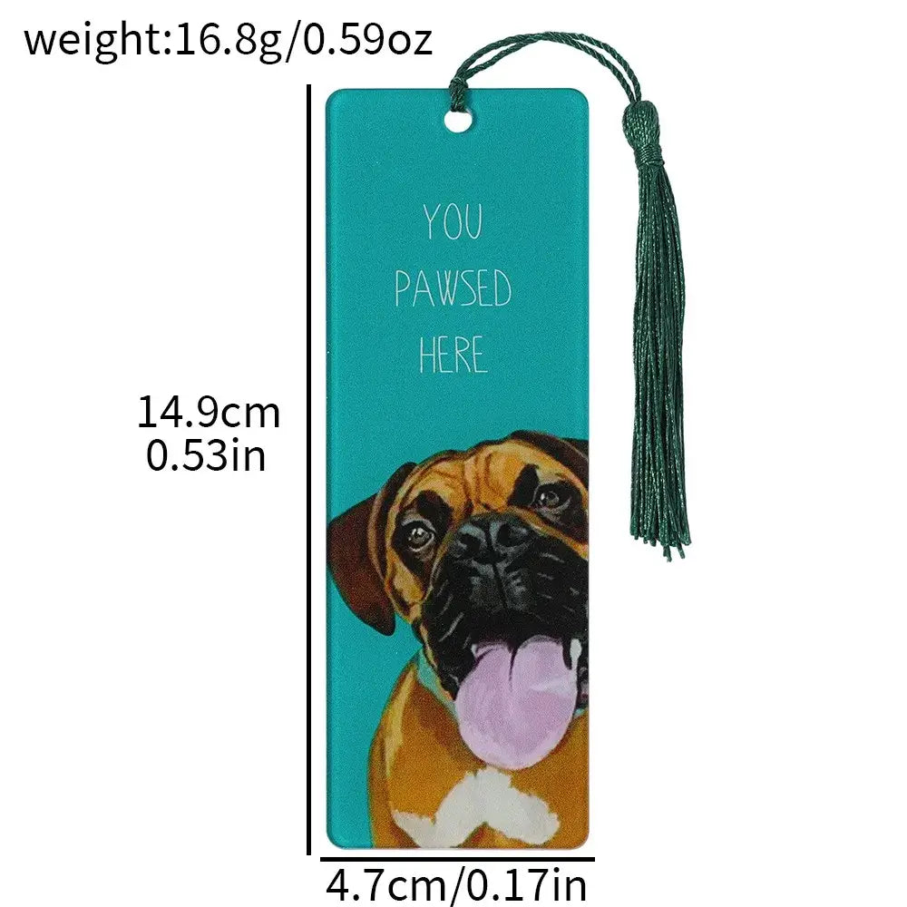 personalized bookmarks with dog images