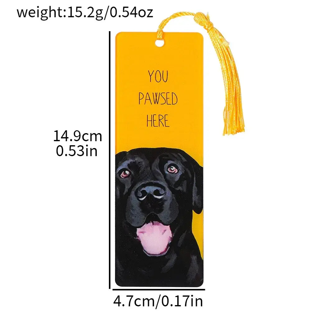 charming bookmarks with canine designs