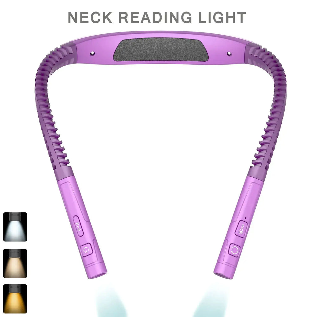 compact reading light with rechargeable battery