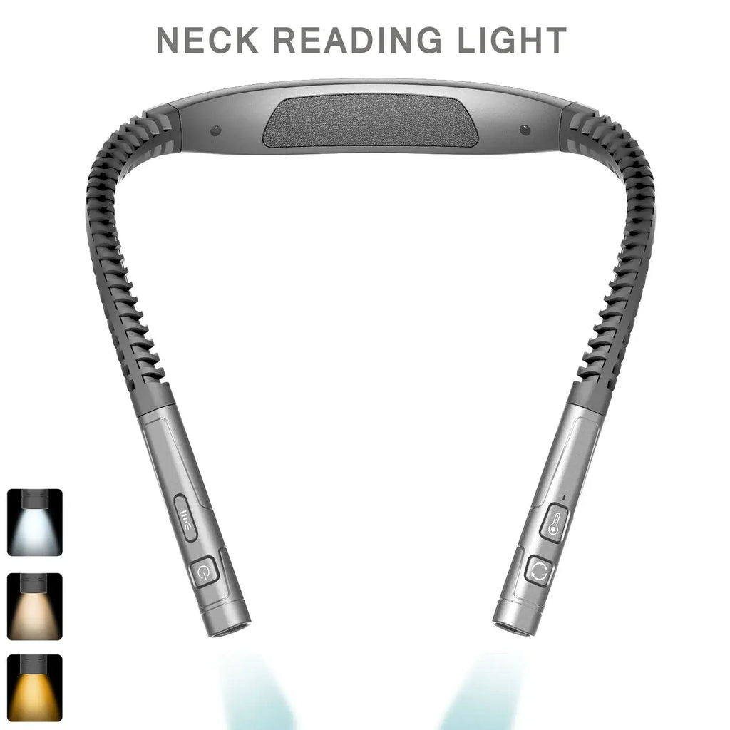 LED reading light with USB charging feature
