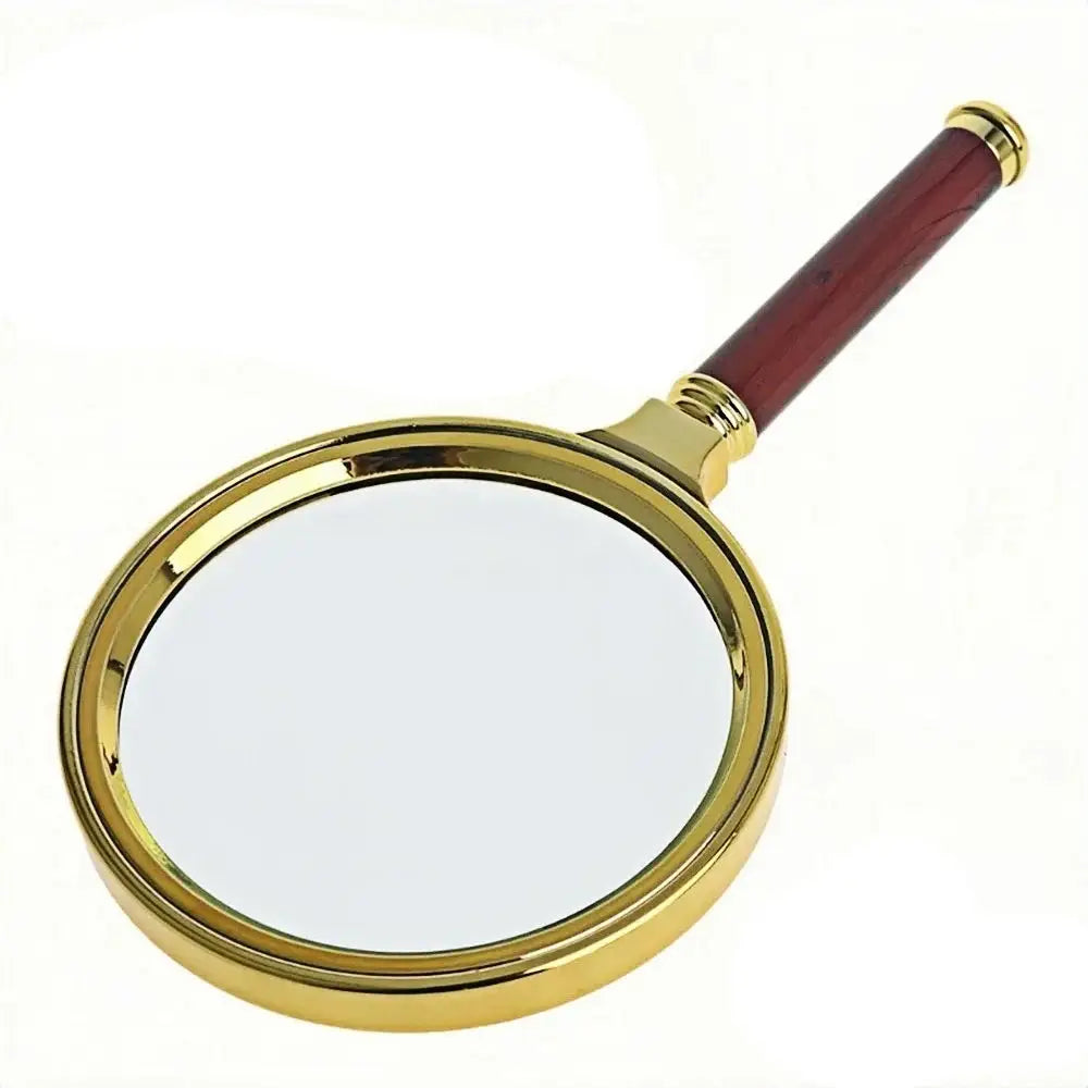 Vintage brass magnifying glass