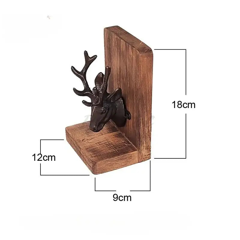 antler bookend perfect for rustic interiors