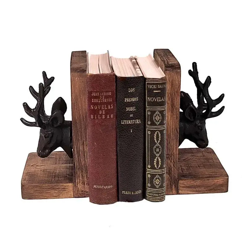 Vintage deer bookend