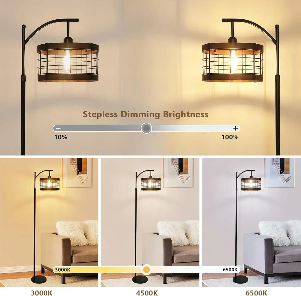 industrial style floor lamp
