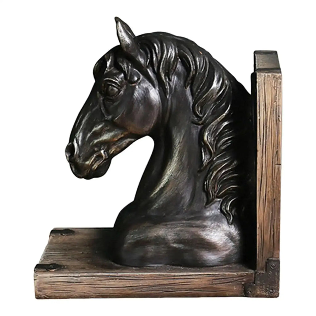Vintage horse bookend