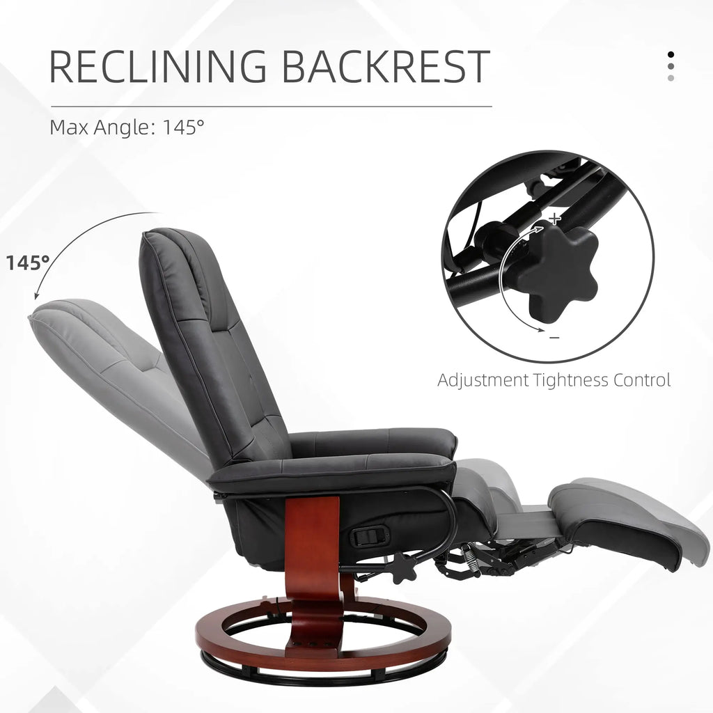 retro leather lounge chair