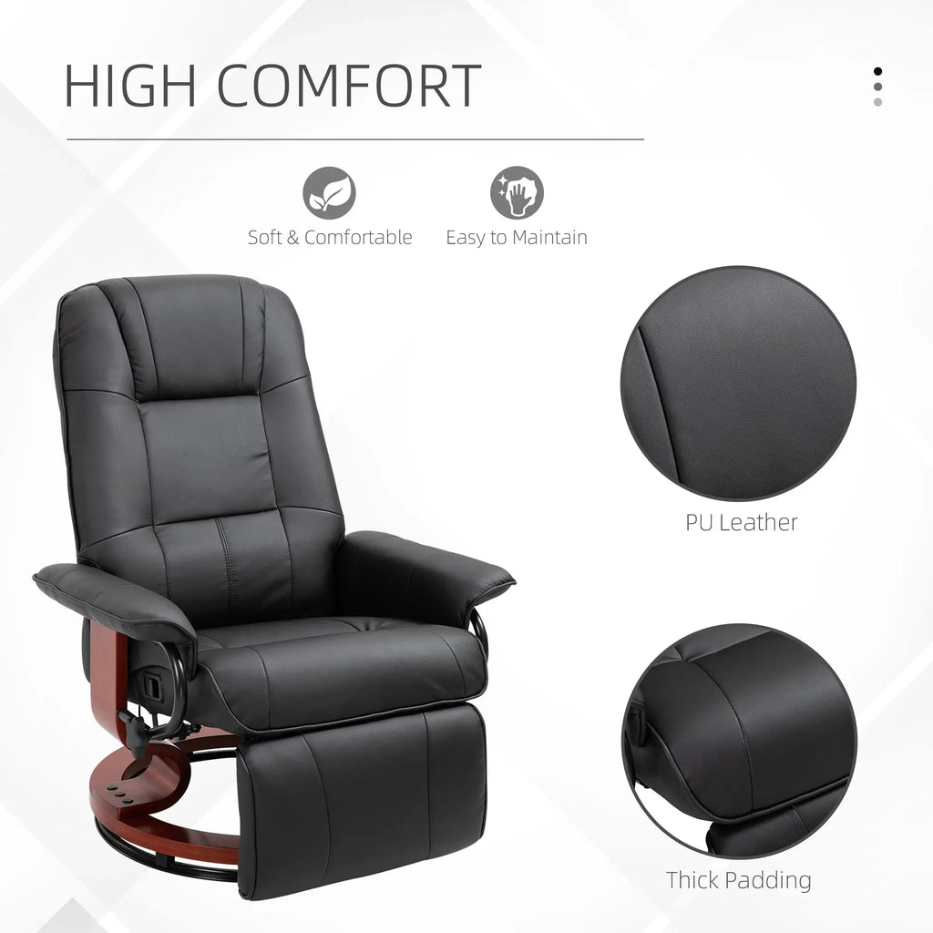 leather reading chair in vintage style
