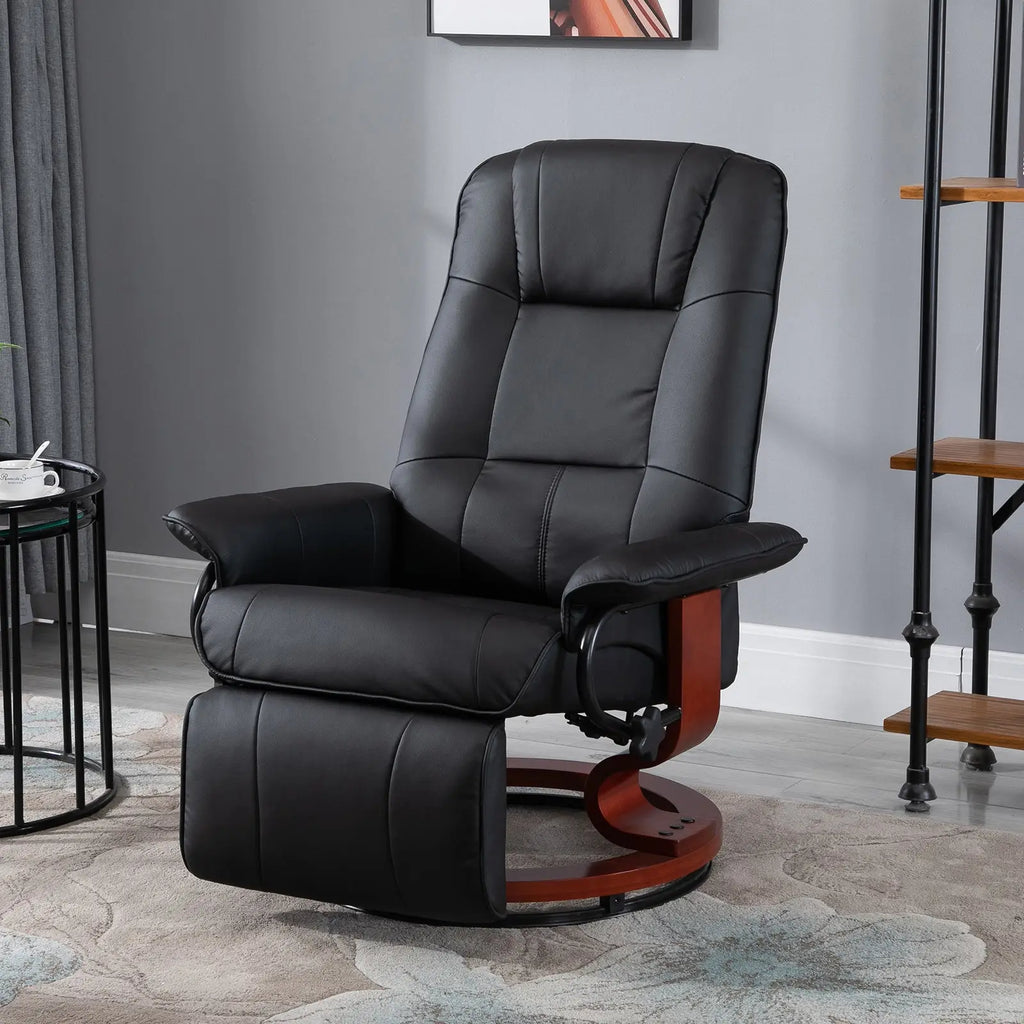 Vintage leather reading chair