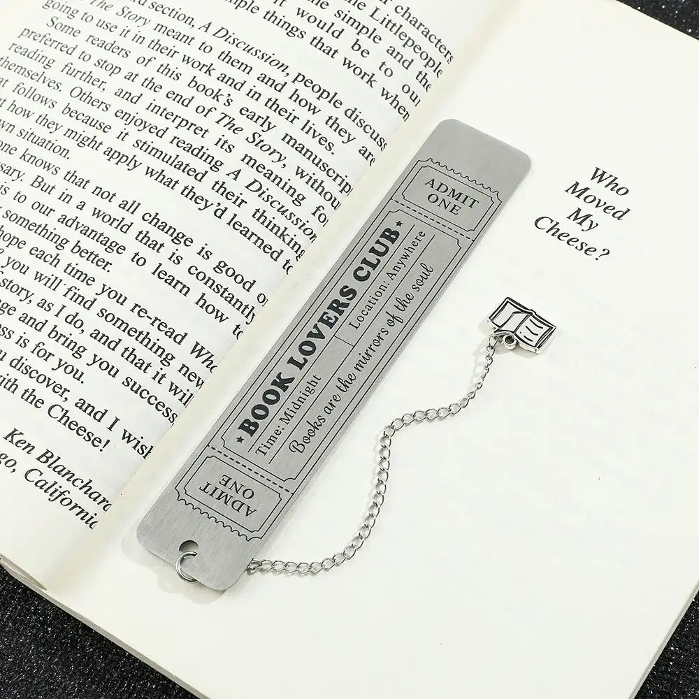 vintage metal bookmark in antique style
