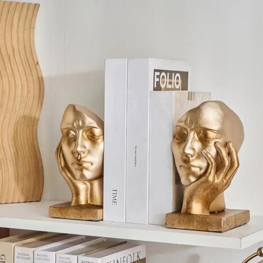 stylish vintage thinker bookend