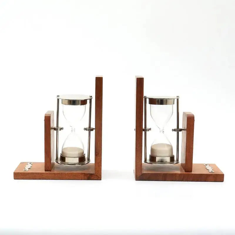 antique style wooden bookend