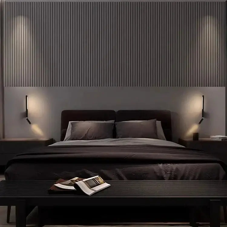 wall sconce with integrated reading light