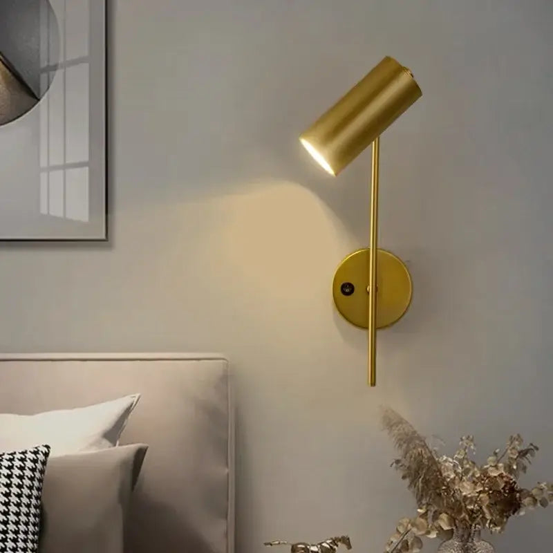 adjustable wall-mounted reading light