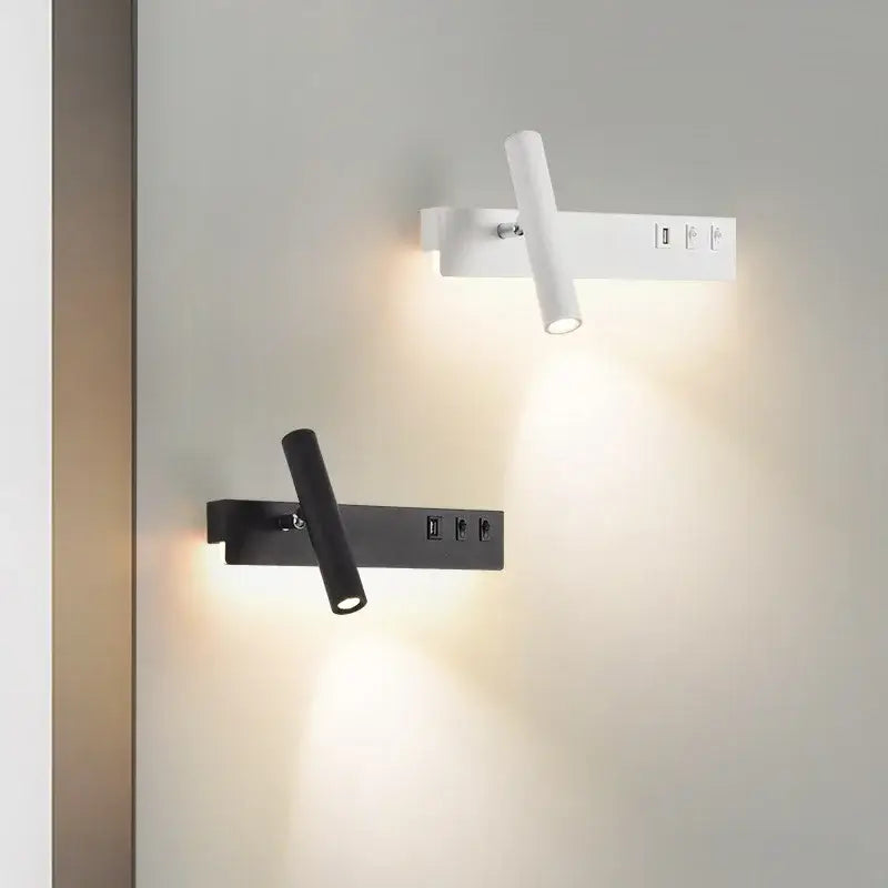 mounted reading light for bedside