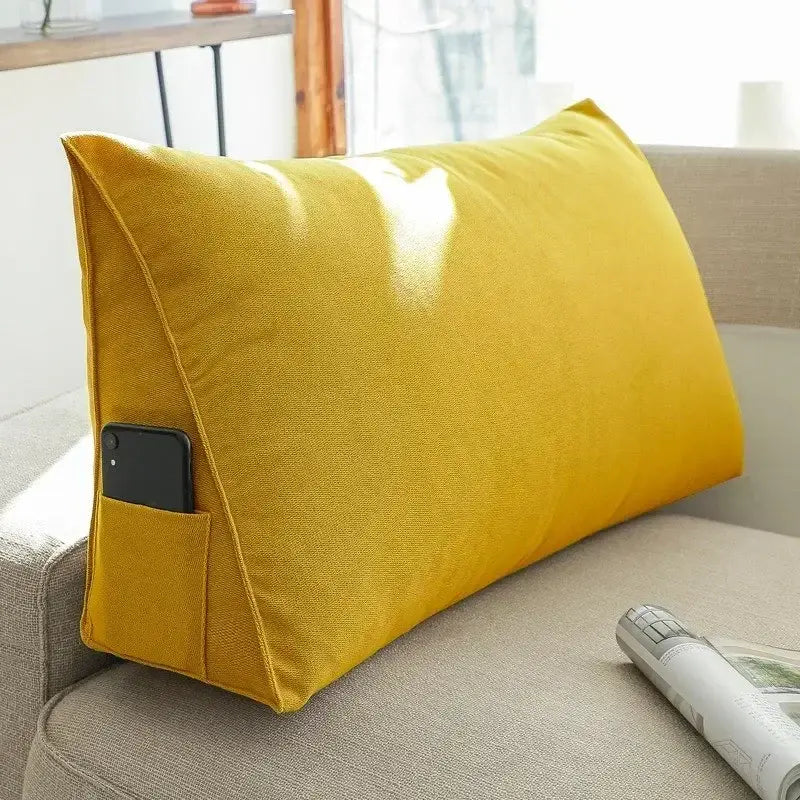 cozy wedge cushion for book lovers