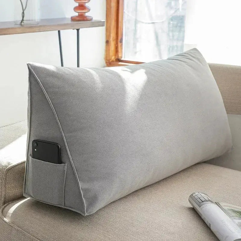 reading wedge pillow for comfortable bed rest