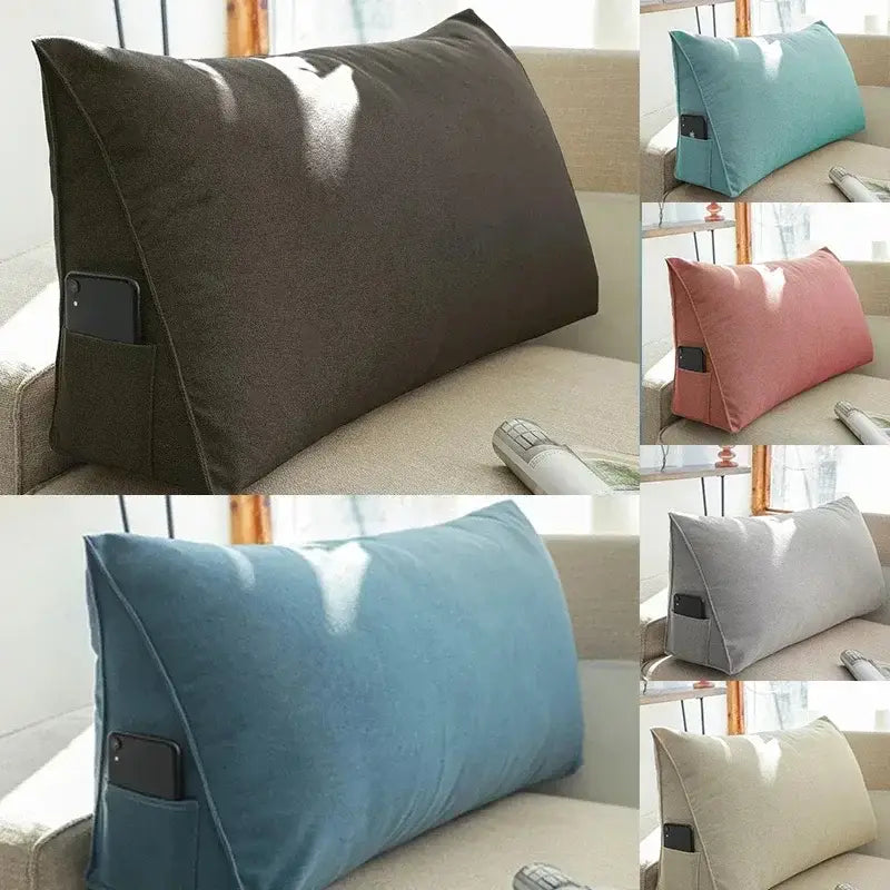 supportive wedge pillow for reading position