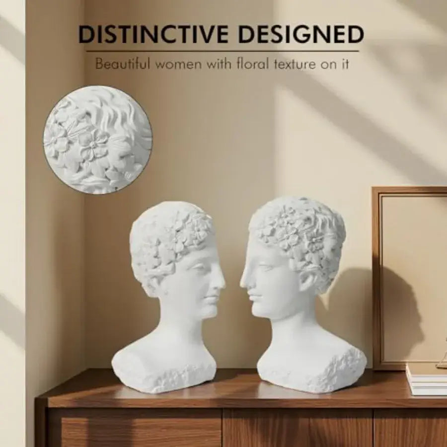 sleek white bookend for organizing books