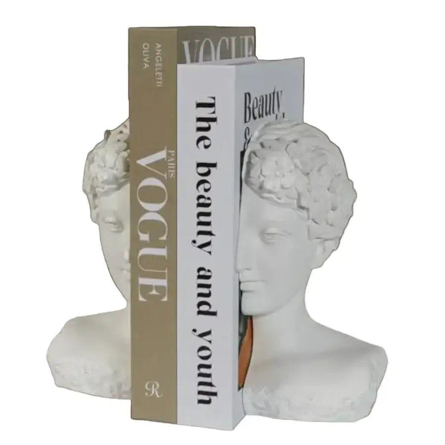 White bookend