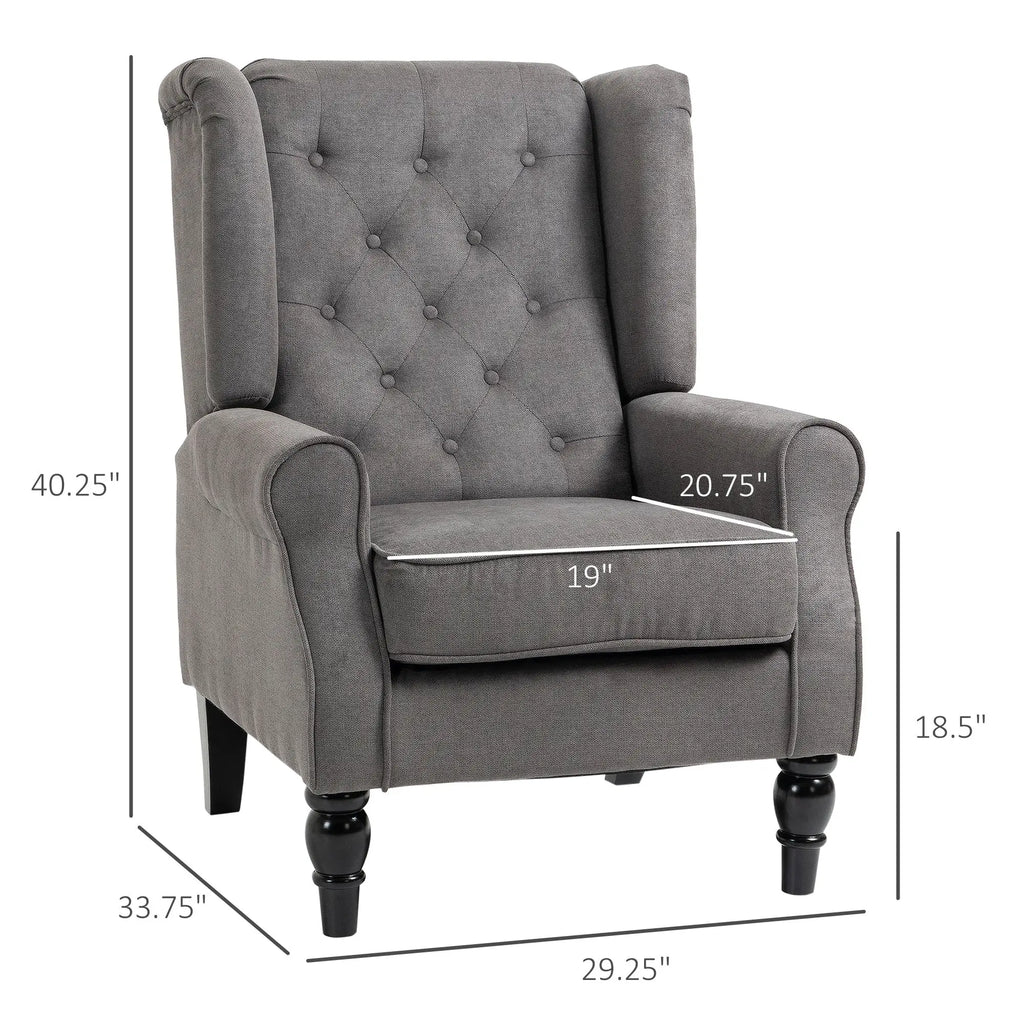 modern wingback chair for book lovers