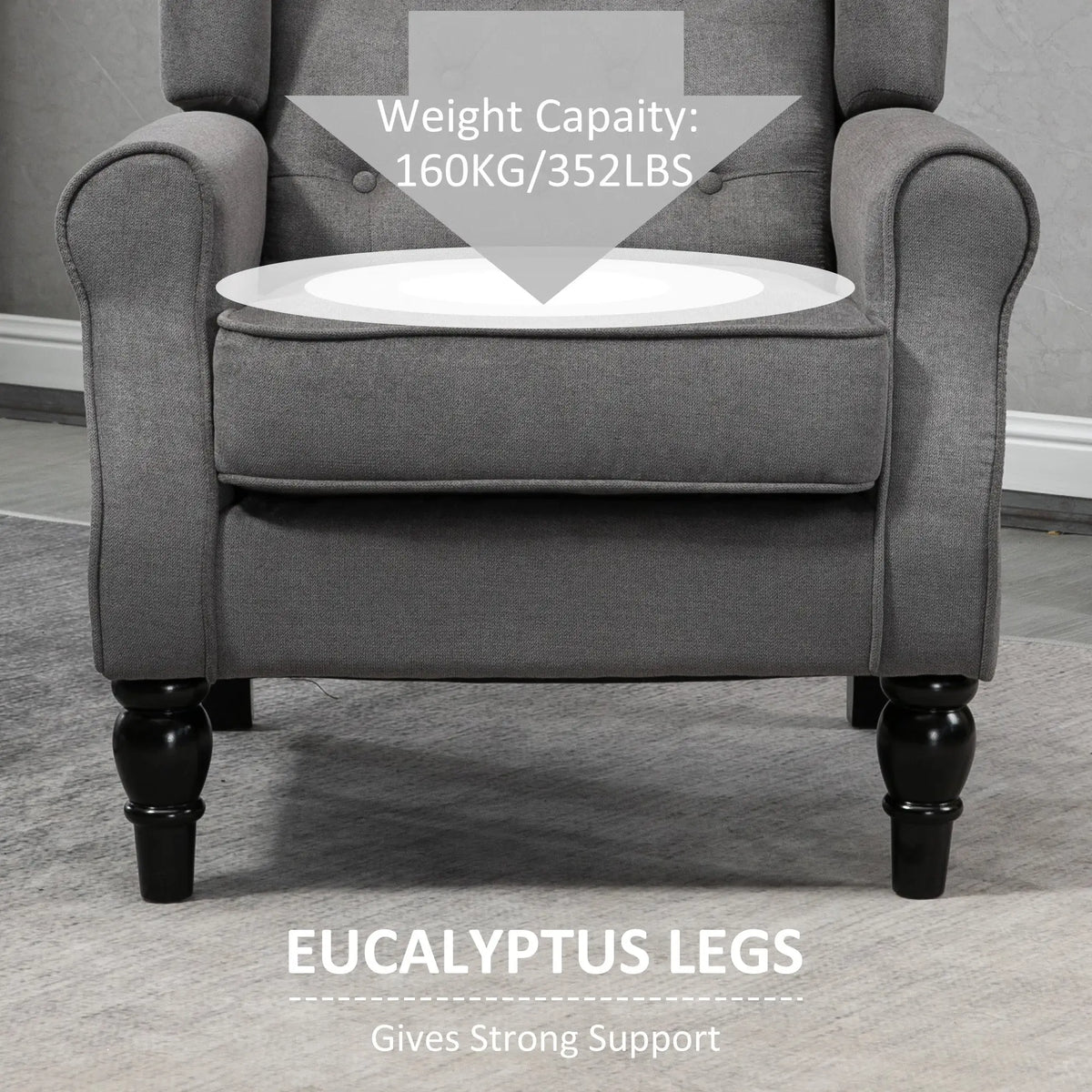 elegant wingback chair for home decor