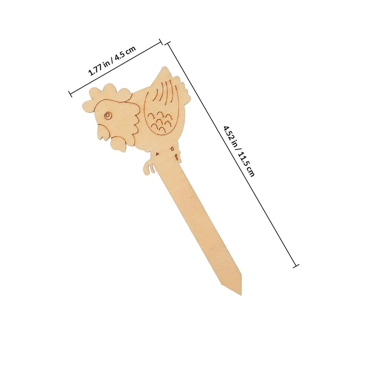 handcrafted wooden bookmarks with animal designs