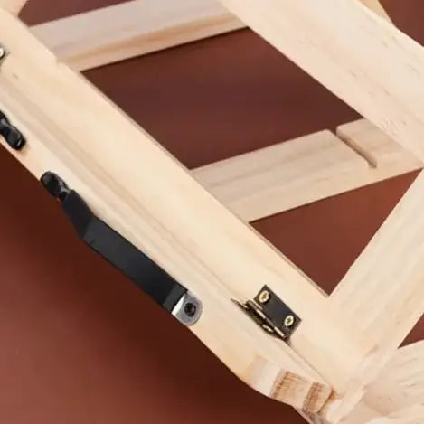 natural wood book display holder
