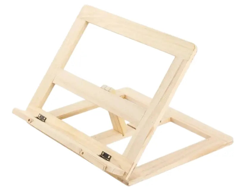 wooden desk book holder