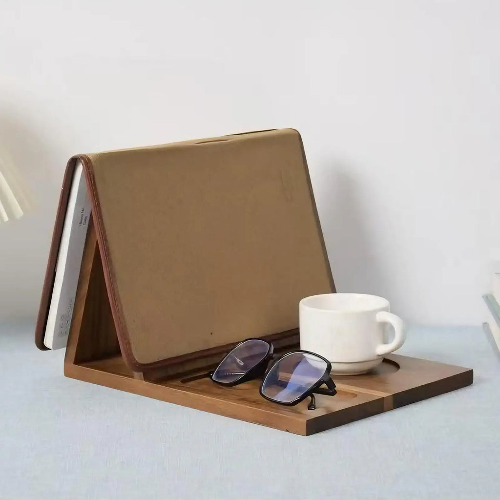 decorative wooden reading stand