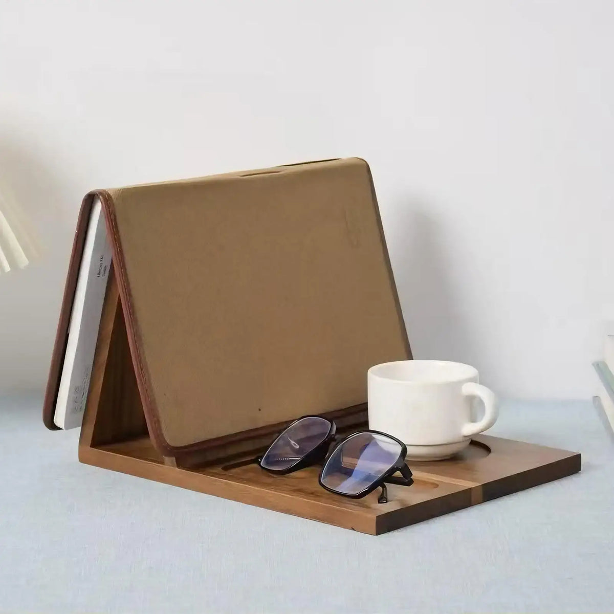 decorative wooden reading stand