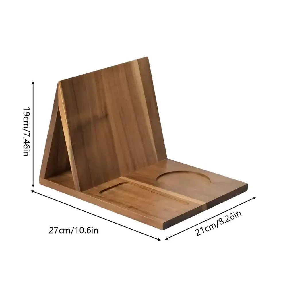 stylish wooden book rest for desk