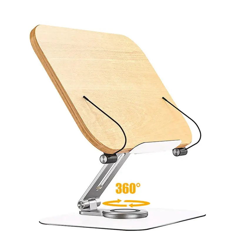 wooden book holder for reading