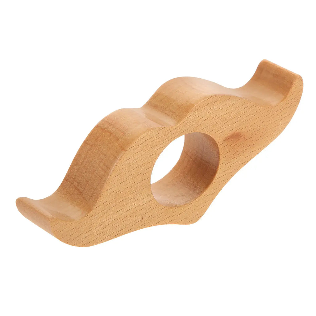 Wooden thumb book page holder