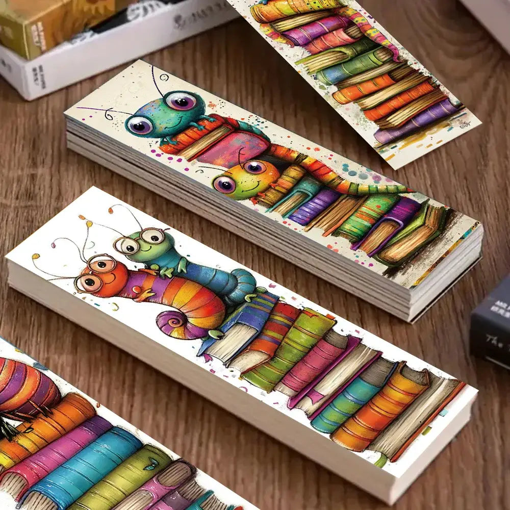 creative worm bookmark