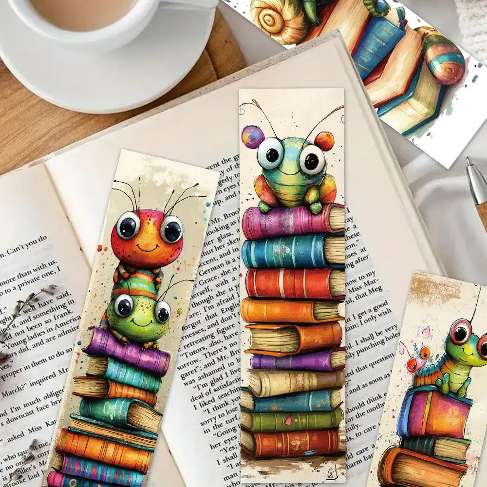worm shaped page marker